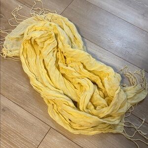 Yellow Lucky Brand Soft Scarf
